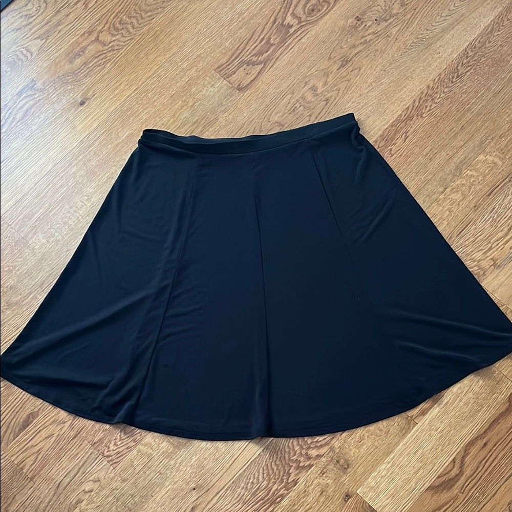 Liz & Co Elegant Black Women's A line Skirt